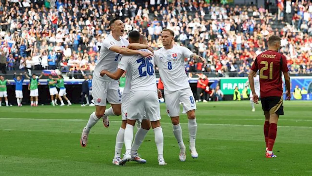 Doku Blunder, Belgia Tertinggal 0-1 dari Slovakia di Babak Pertama