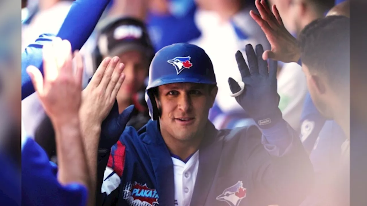 Daulton Varsho's fifth-inning grand slam leads Blue Jays past Guardians 7-6