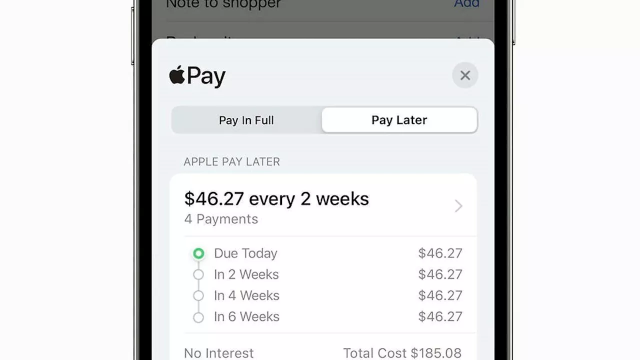 Apple lägger ned tjänsten ”Pay later”