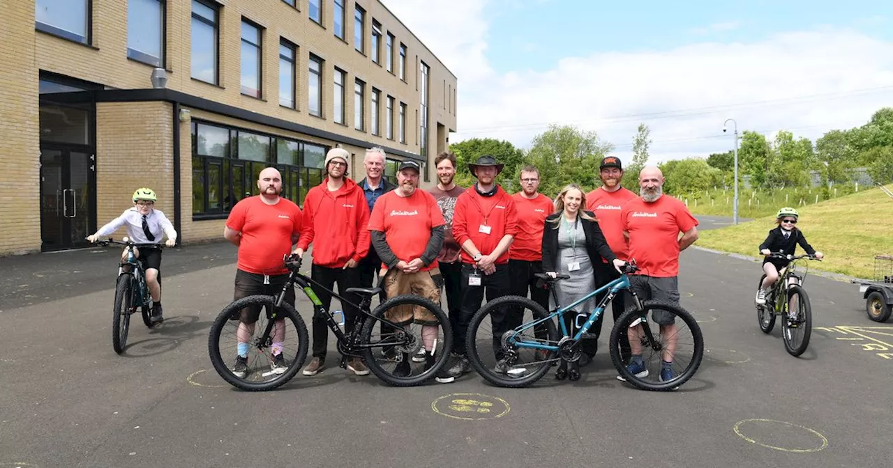 Over 100 Wishaw kids get new bikes and helmets thanks to cycling initiative