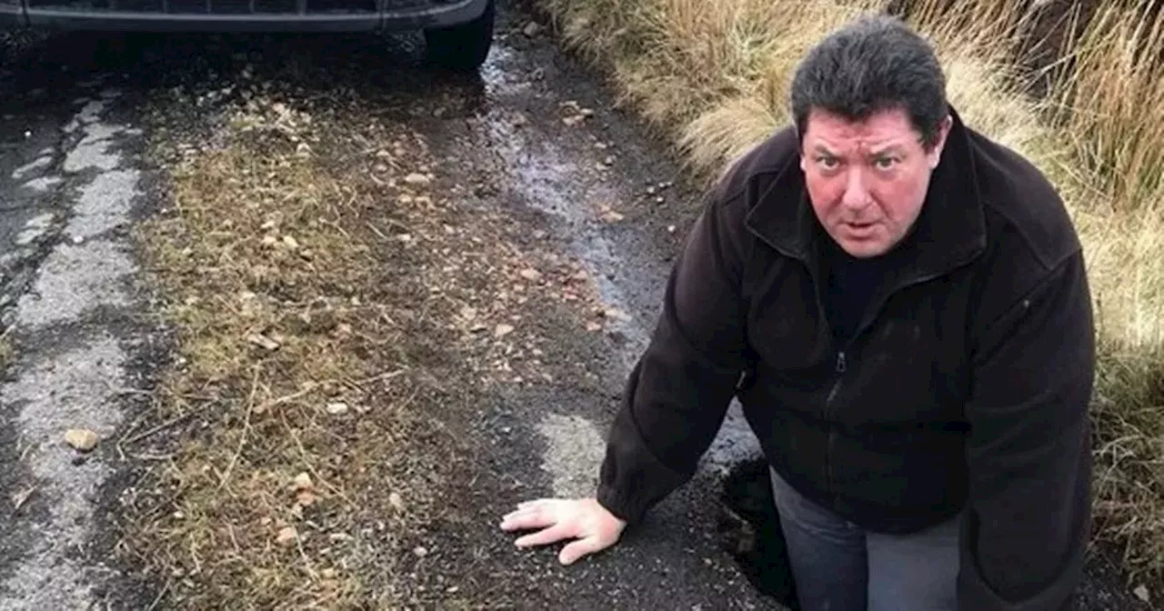 Scots bus driver fixed 'waist-deep' pothole himself after £10k council fight