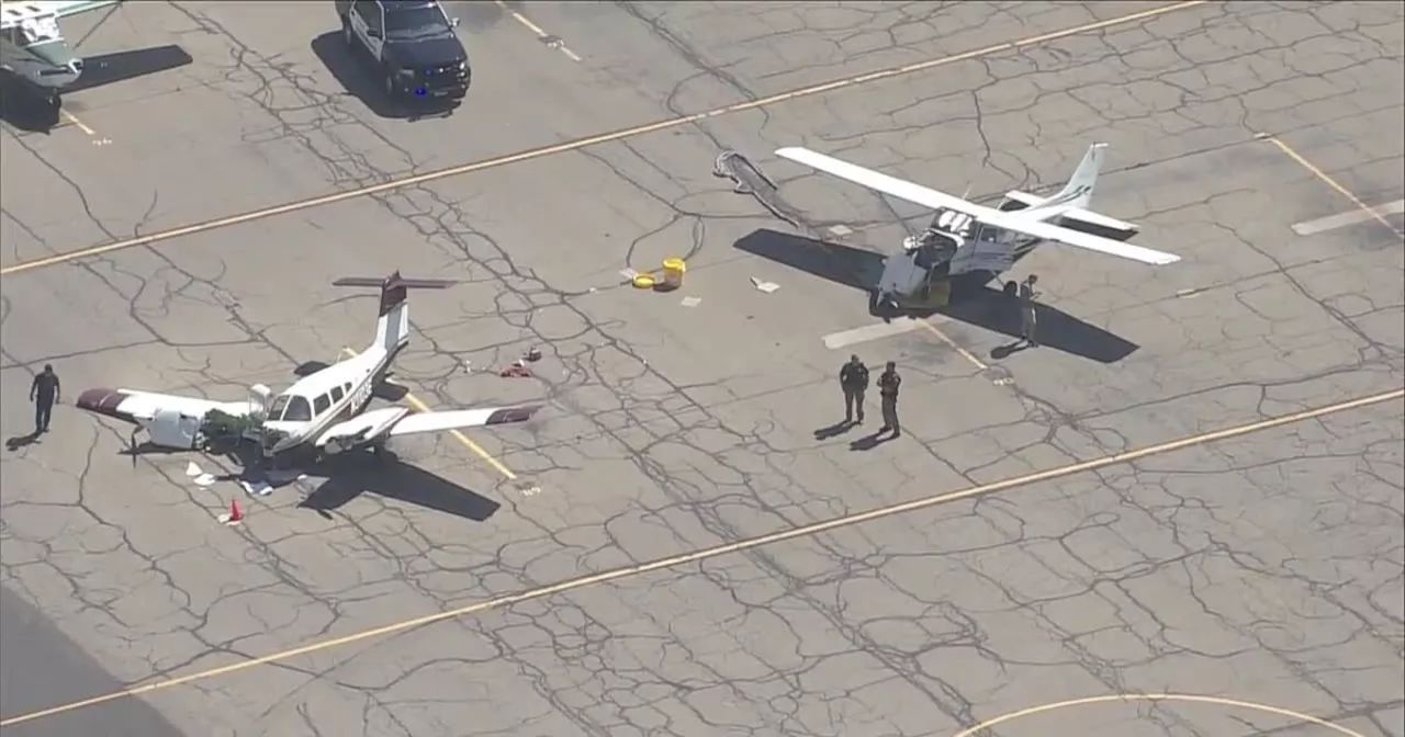 Pickup truck driver injured after driving through Rocky Mountain Airport fence Monday, deputies say