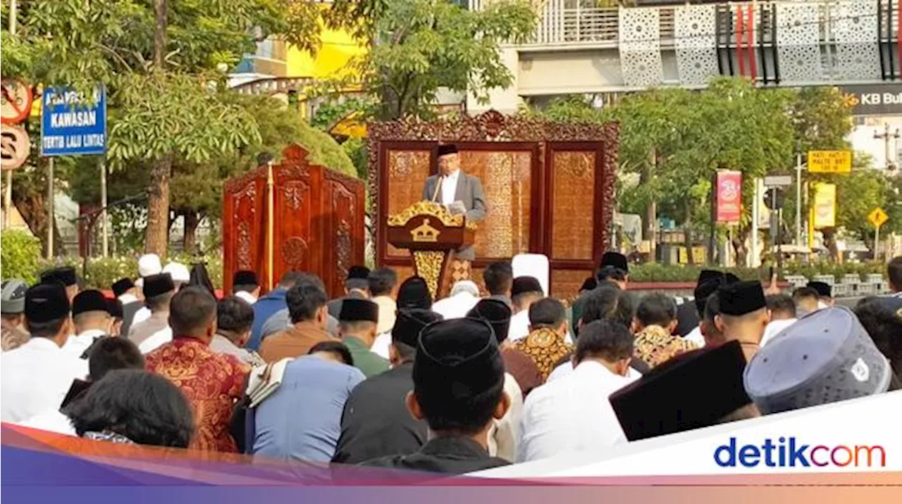 Jadi Khatib Salat Id, Ketua KPU RI: Hilangkan Sifat Kebinatangan di Manusia