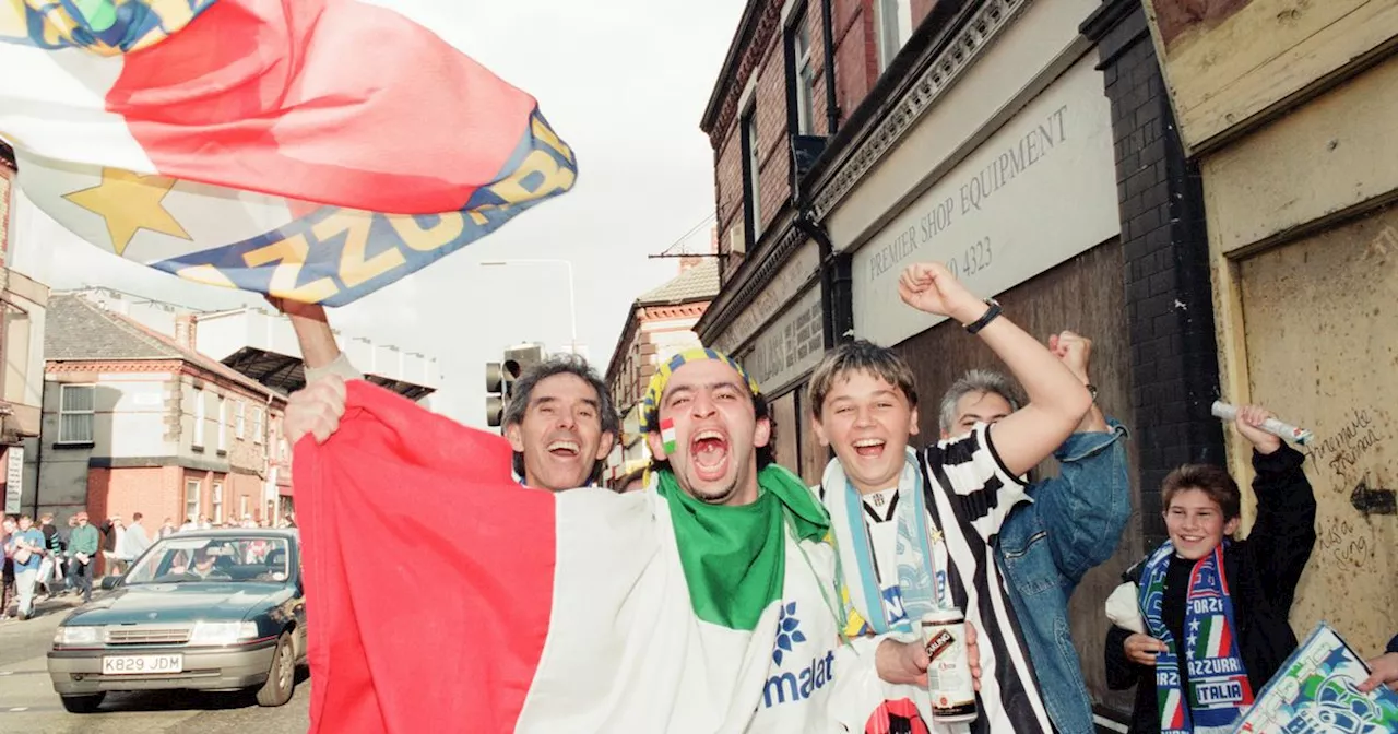 Photos of Euro 96 in Liverpool as Euro 2024 gets underway