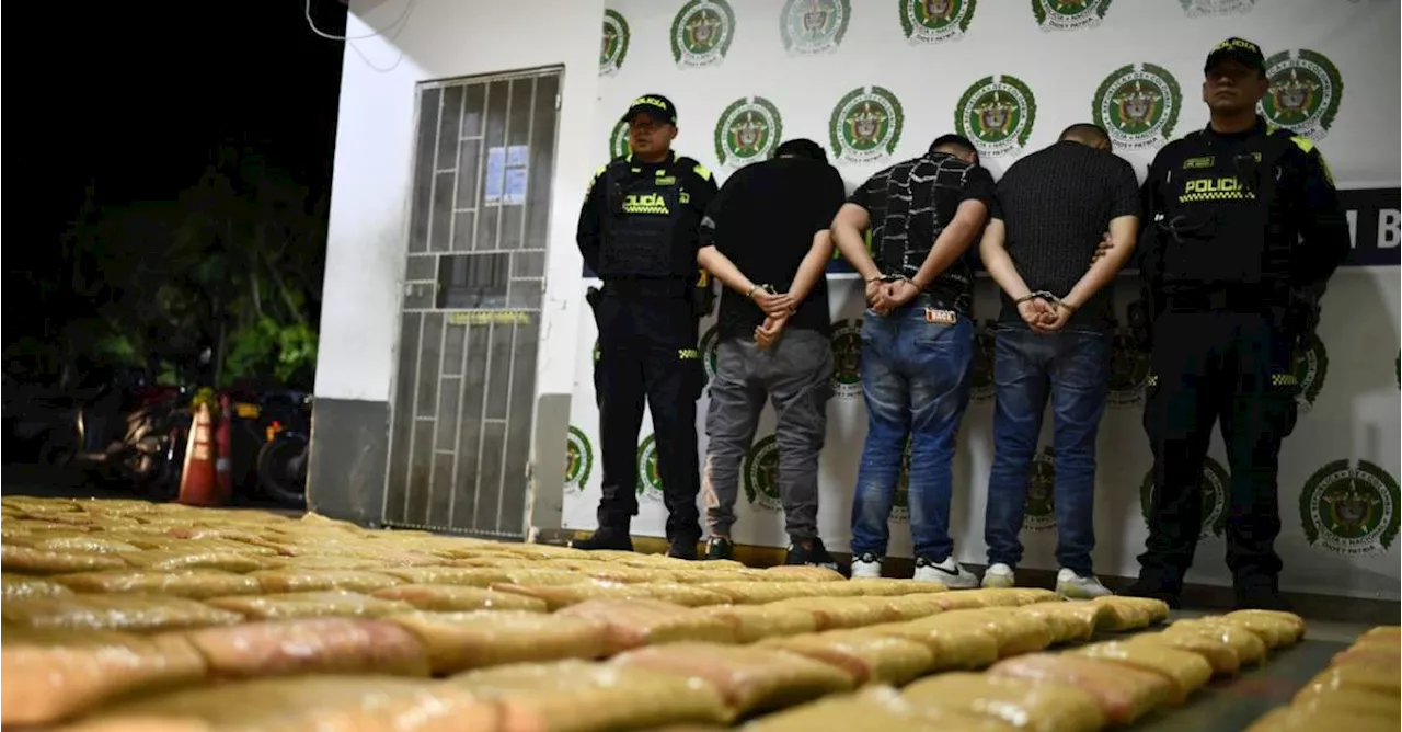 Policías incautaron cerca de 150 kilos de marihuana en Aranjuez