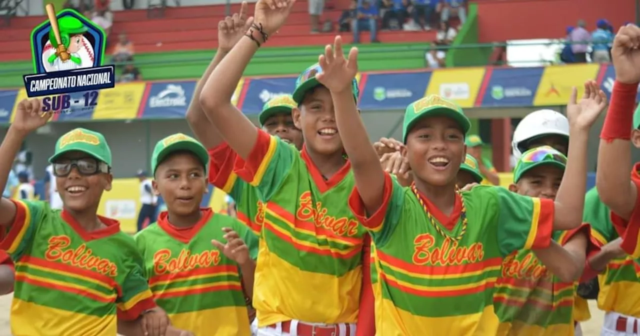 Nacional Sub-12 de Béisbol: Bolívar cabalga en Sincelejo