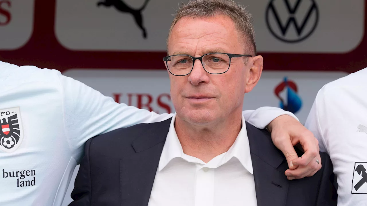  Ralf Rangnick freut sich auf Österreichs Auftakt gegen Vizeweltmeister Frankreich: 'Können gewinnen'