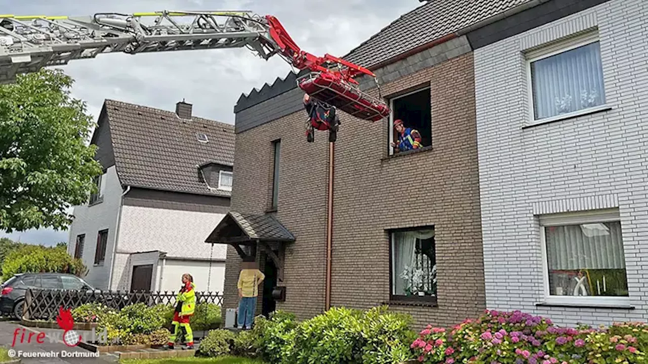 D: Rescue-Loader-Einsatz bei Patientenverlegung aus Wohnung in Dortmund