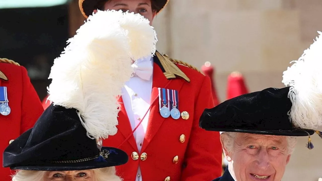 König Charles III.: Mit der Königin beim 'Garter Day'-Treffen