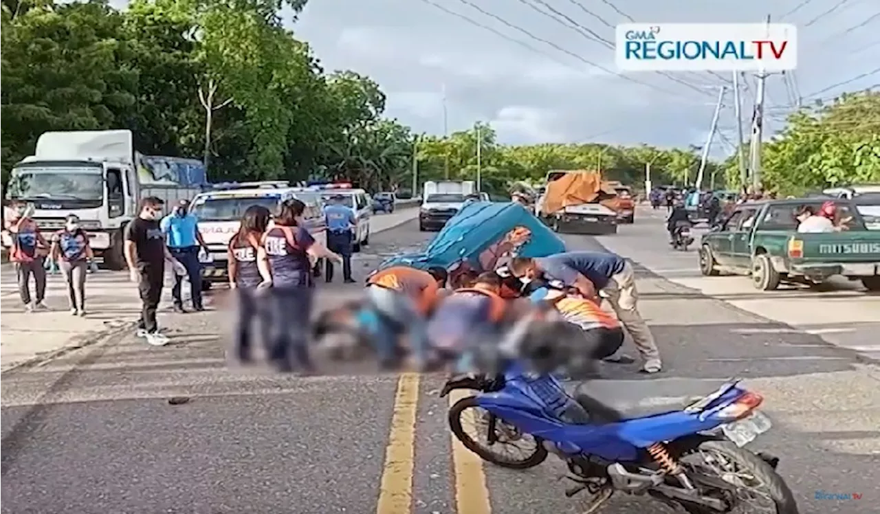 6 na sakay ng isang tricycle, patay nang makabangaan ang isang elf truck sa GenSan