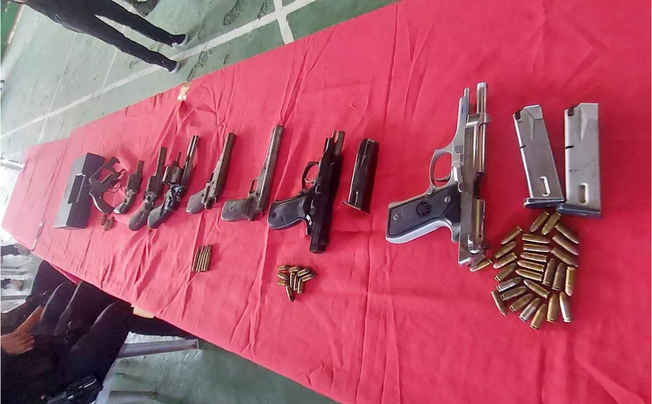 Launch of 'Project BALA' yields 8 guns in Talisay, Cebu