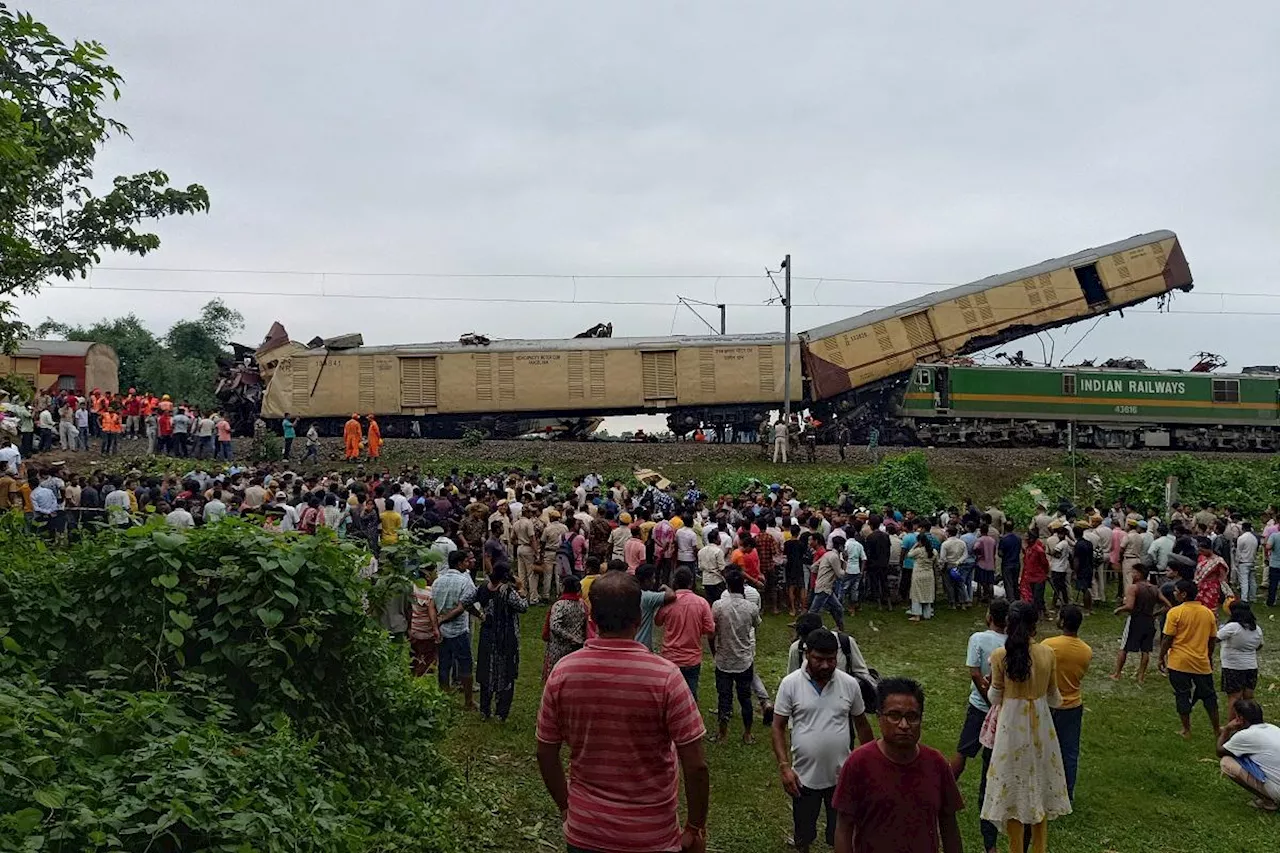 Railway collision in eastern India kills 15, injures several