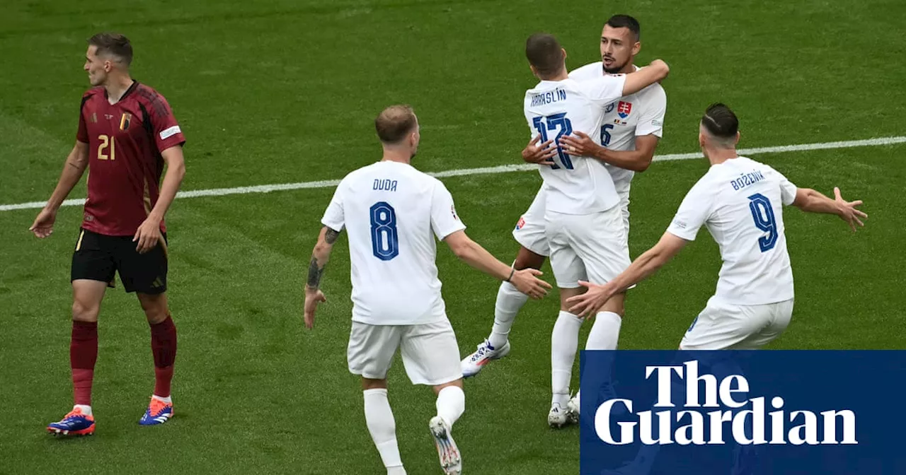 Ivan Schranz earns Slovakia shock win as Belgium are twice denied by VAR