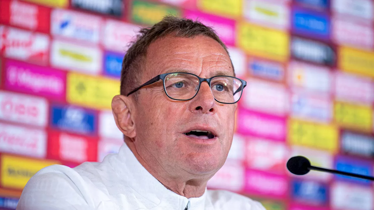 ÖFB-Coach Rangnick denkt vor Top-Spiel an Klimawandel