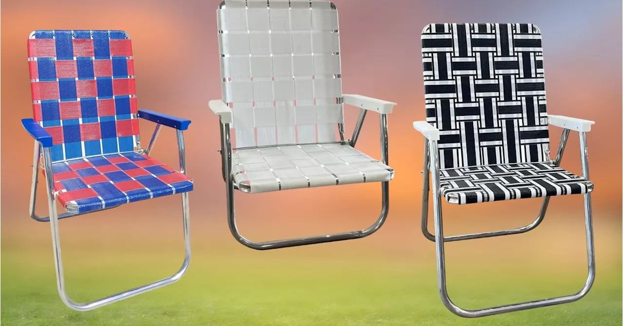 These Iconic Throwback Lawn Chairs Are Available On Amazon