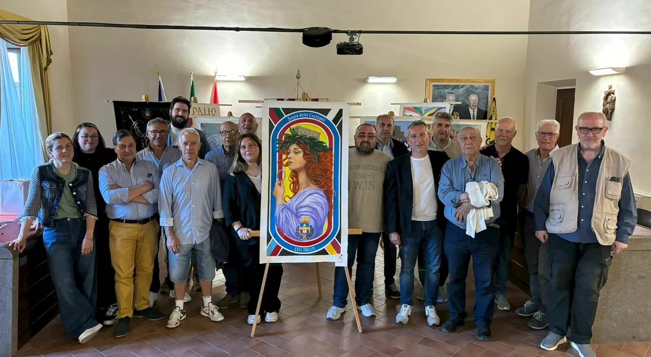 Sagra delle castagne di Soriano: scelto il drappo di Arianna Moncini per il Palio 2024