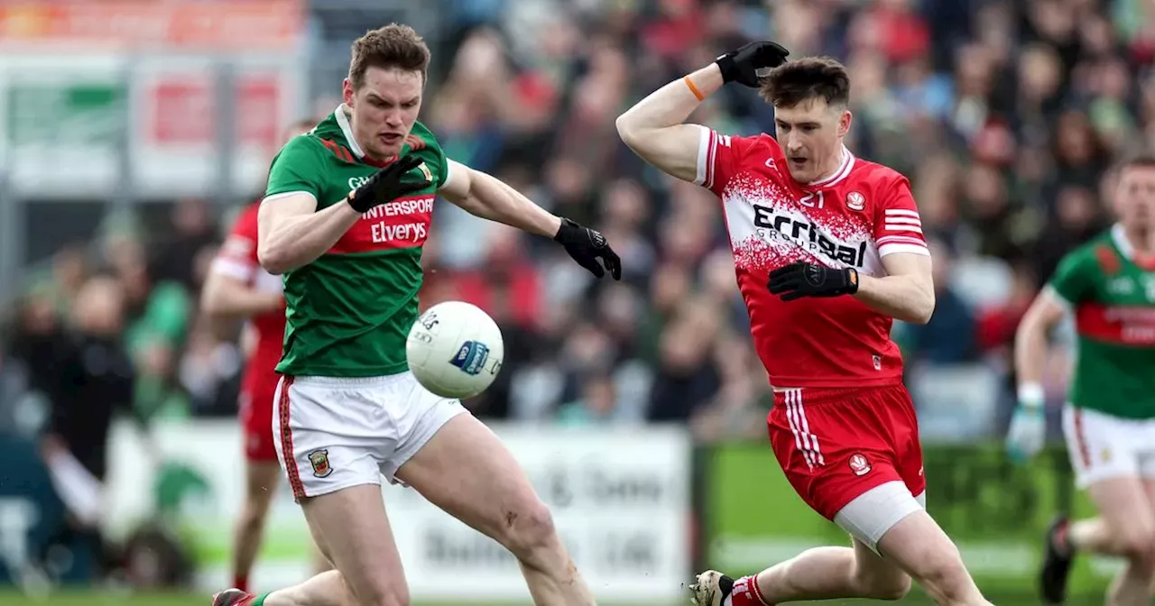 Definitely not the draw Derry wanted and probably not what Mayo wanted either