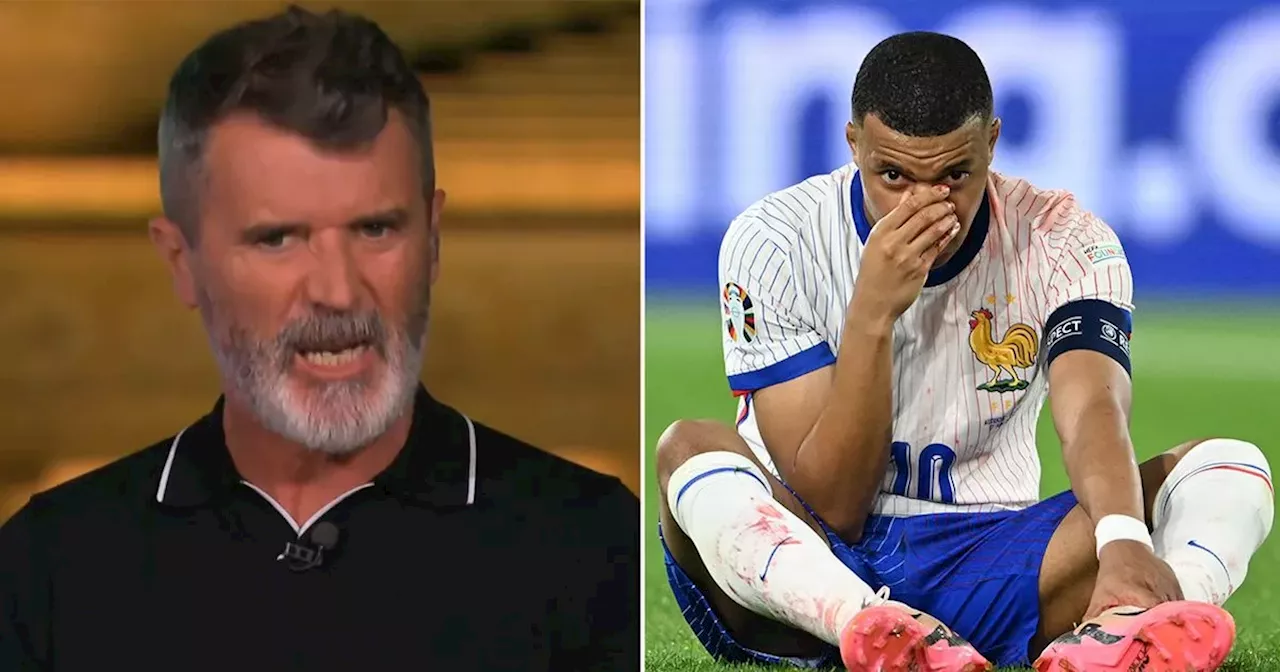 Keane slams 'out of order' Kylian Mbappe for what he did after 'breaking nose'