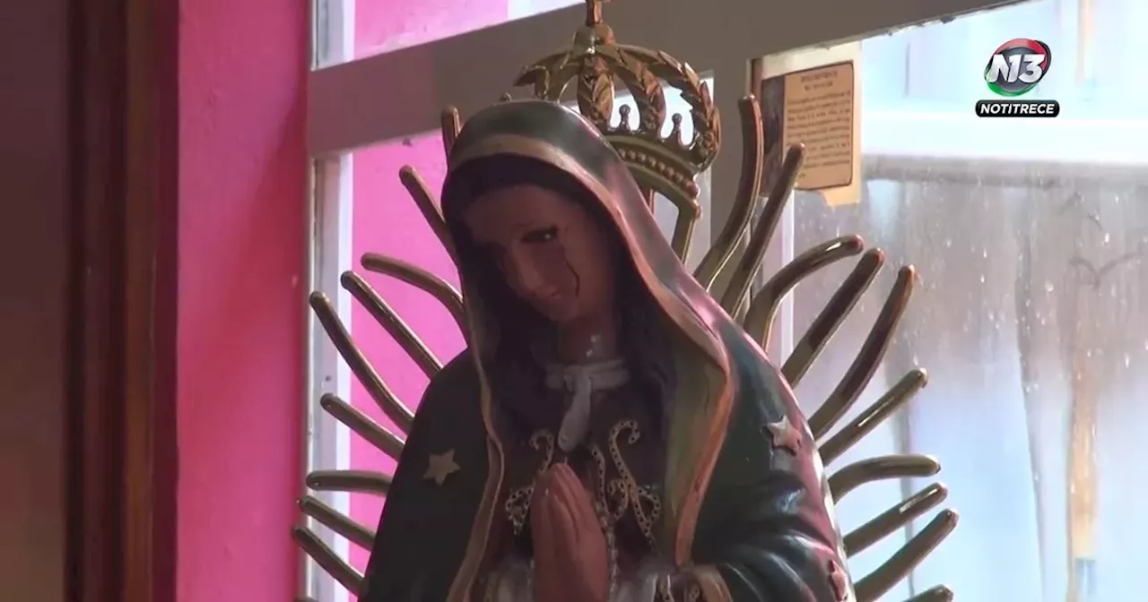 Virgin Mary statue 'cries tears of blood' as 'alleged miracle' investigated