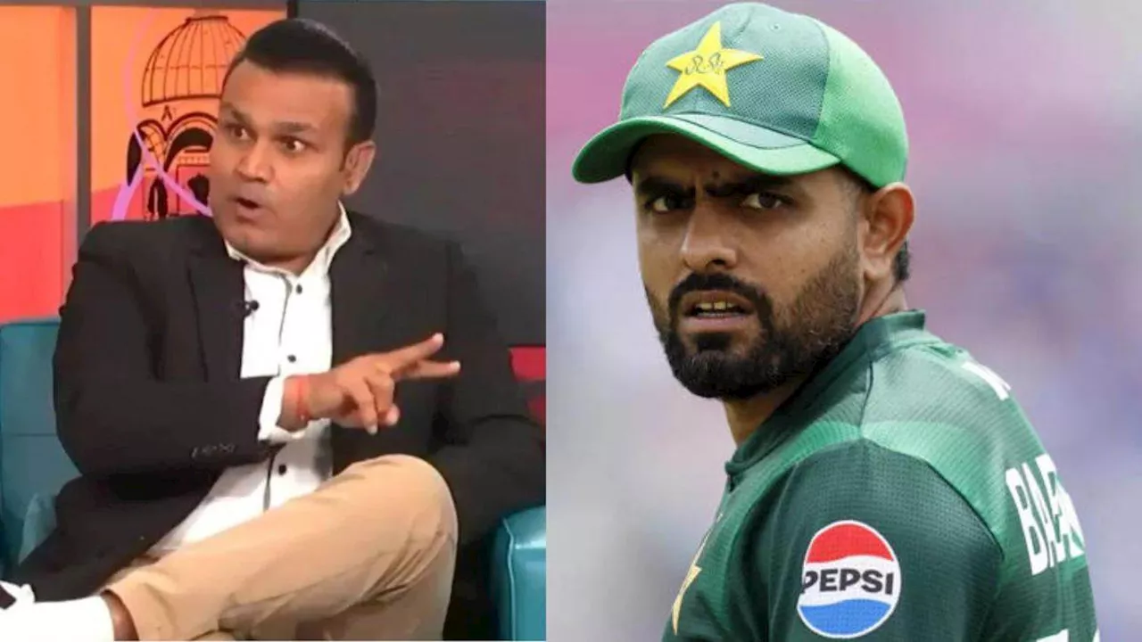 'छक्‍के नहीं मार सकता, Babar Azam की पाकिस्‍तान की T20I टीम में जगह नहीं बनती', Virender Sehwag के बयान ने मचाई खलबली