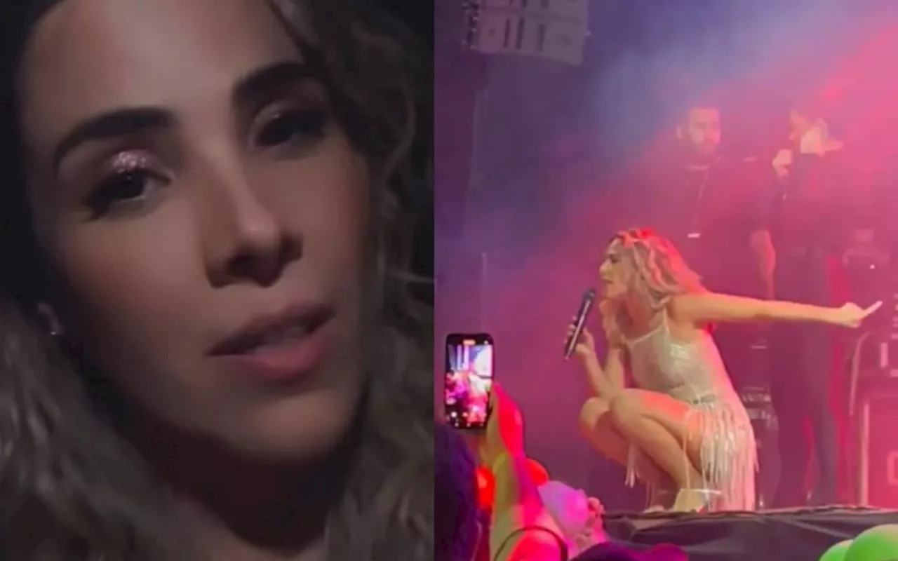 Wanessa Camargo se irrita e manda retirar pessoa de show: 'Estava desrespeitando'