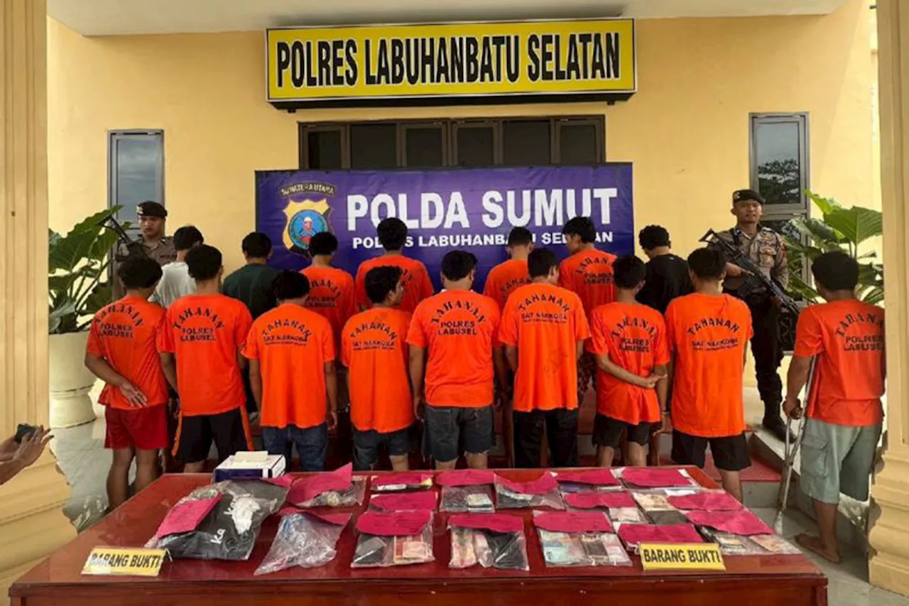 Polisi Tangkap 82 Pelaku Narkoba di Labuhanbatu Selatan