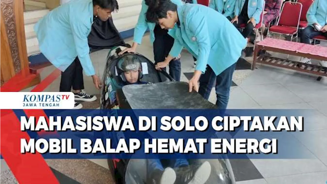 Mahasiswa di Solo Ciptakan Mobil Balap Hemat Energi