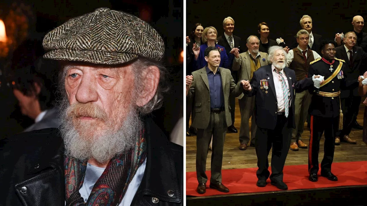 Sir Ian McKellen 'in good spirits' and expected to make 'speedy and full recovery' after falling off stage