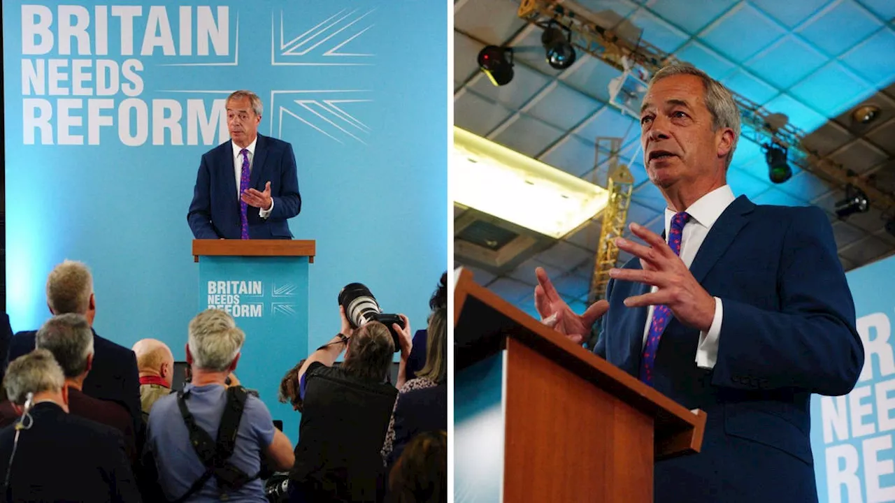 Nigel Farage vows to fix 'broken Britain' as he launches Reform UK election 'contract'