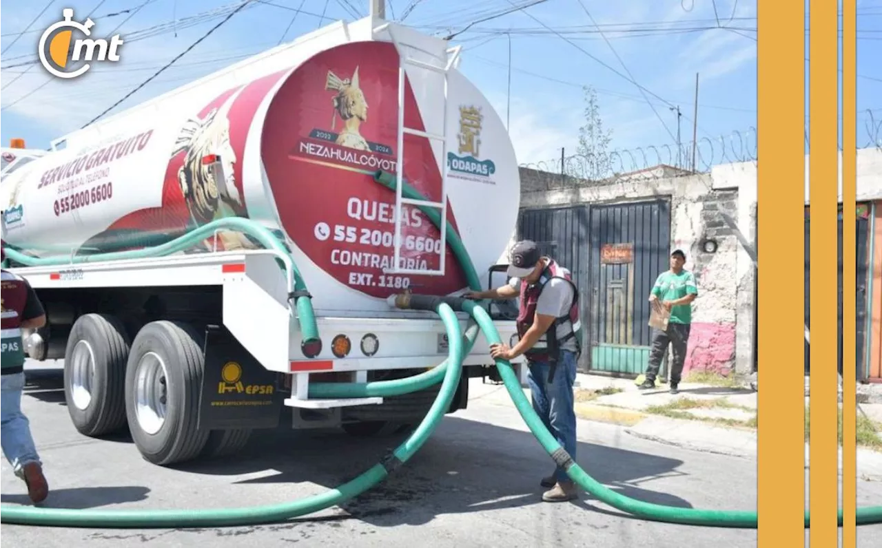 Anuncian corte de agua en Nezahualcóyotl; estas colonias serán afectadas