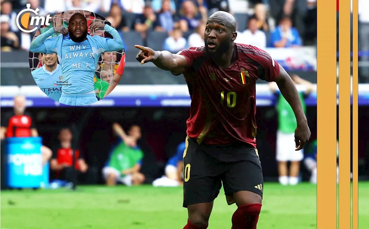 Romelu Lukaku es otra vez víctima de memes por fallas con Bélgica