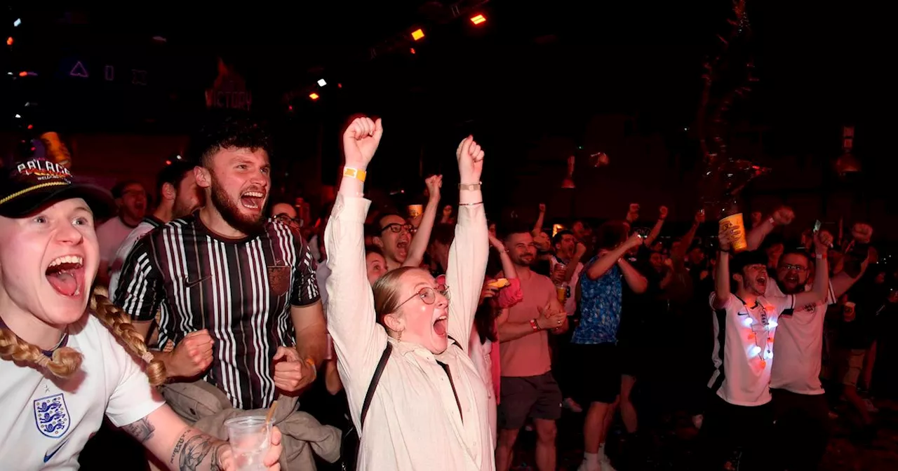 Fanzone erupts in excitement for England's victorious Euro opener against Serbia