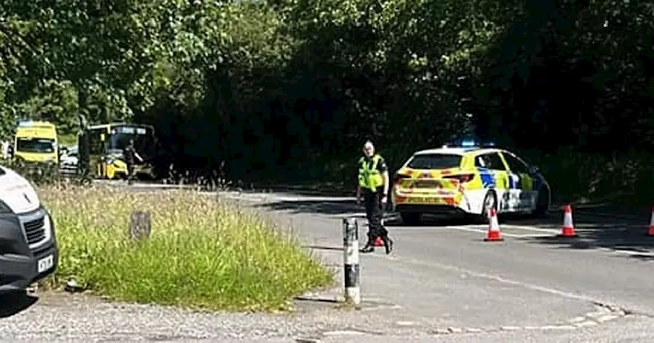 Horror as girl suffers head injury after crash on main road