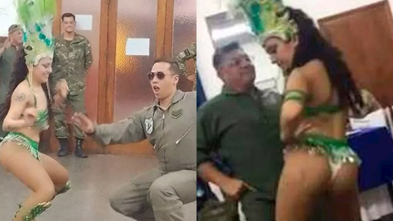 Sancionaron a los miembros de la Fuerza Aérea de Mendoza tras el escandaloso festejo con bailarinas