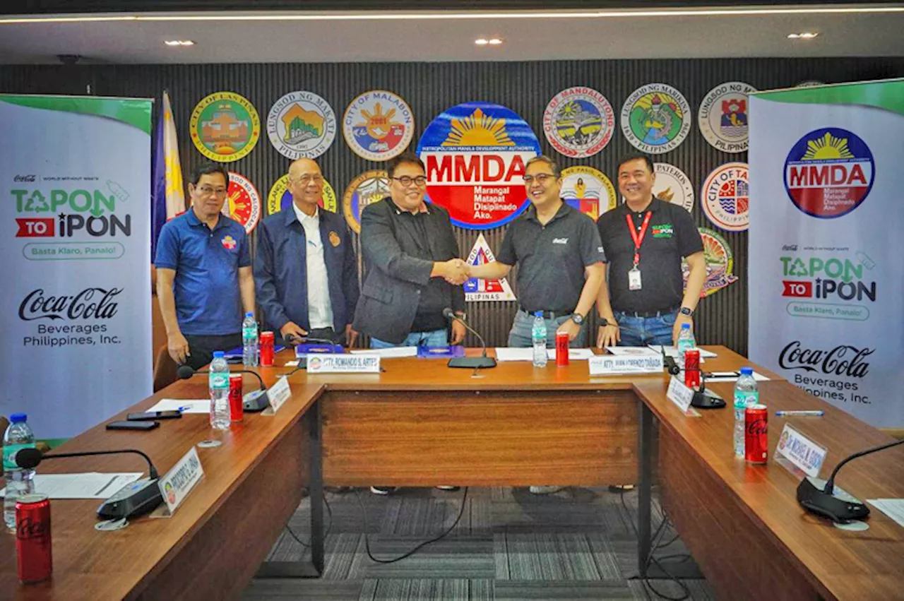 Coca-Cola, MMDA team up to boost PET bottle recycling