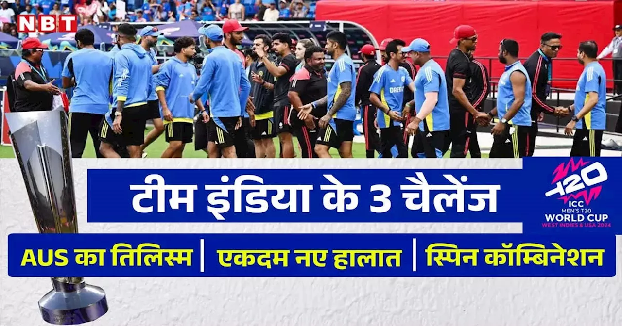 T20 World Cup: टीम इंडिया के सामने 3 बड़े चैलेंज, USA चैप्टर खत्म, अब कैरेबियन आईलैंड में सुपर-8 का 'खेला'