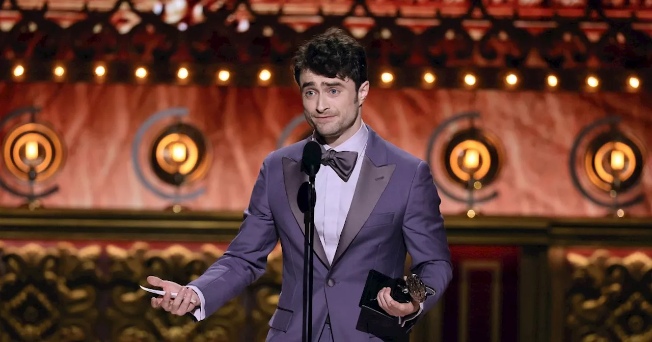 Daniel Radcliffe wins Tony award for 'Merrily We Roll Along'