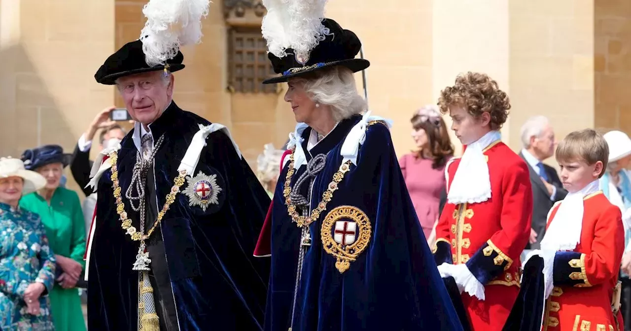 Charles and Camilla lead royals at ancient Order of the Garter celebrations