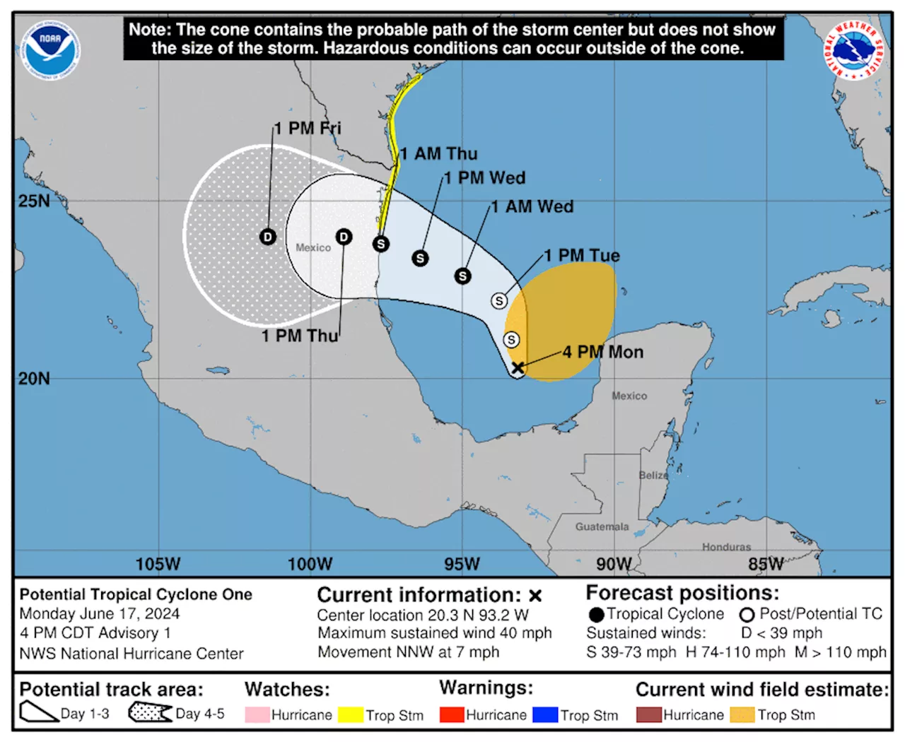 Tropical Storm Watch Issued in Texas: Everything We Know