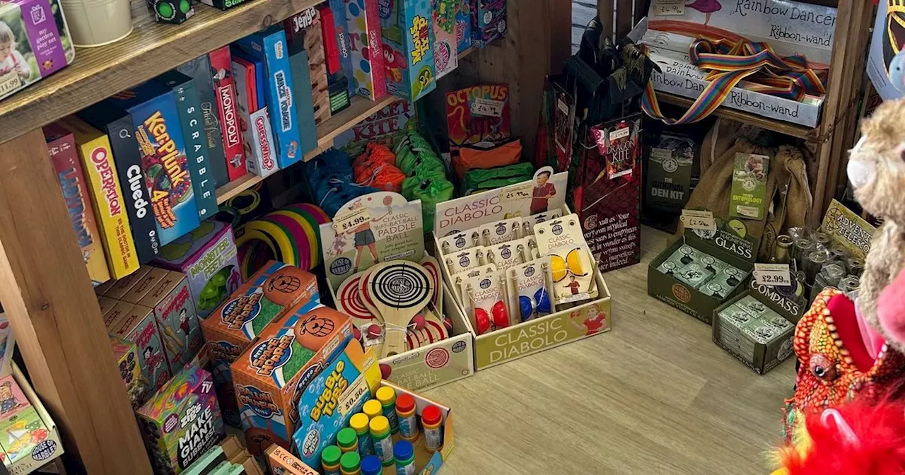 'Forgotten toy shop' opens and owner says there's more to life than electronics