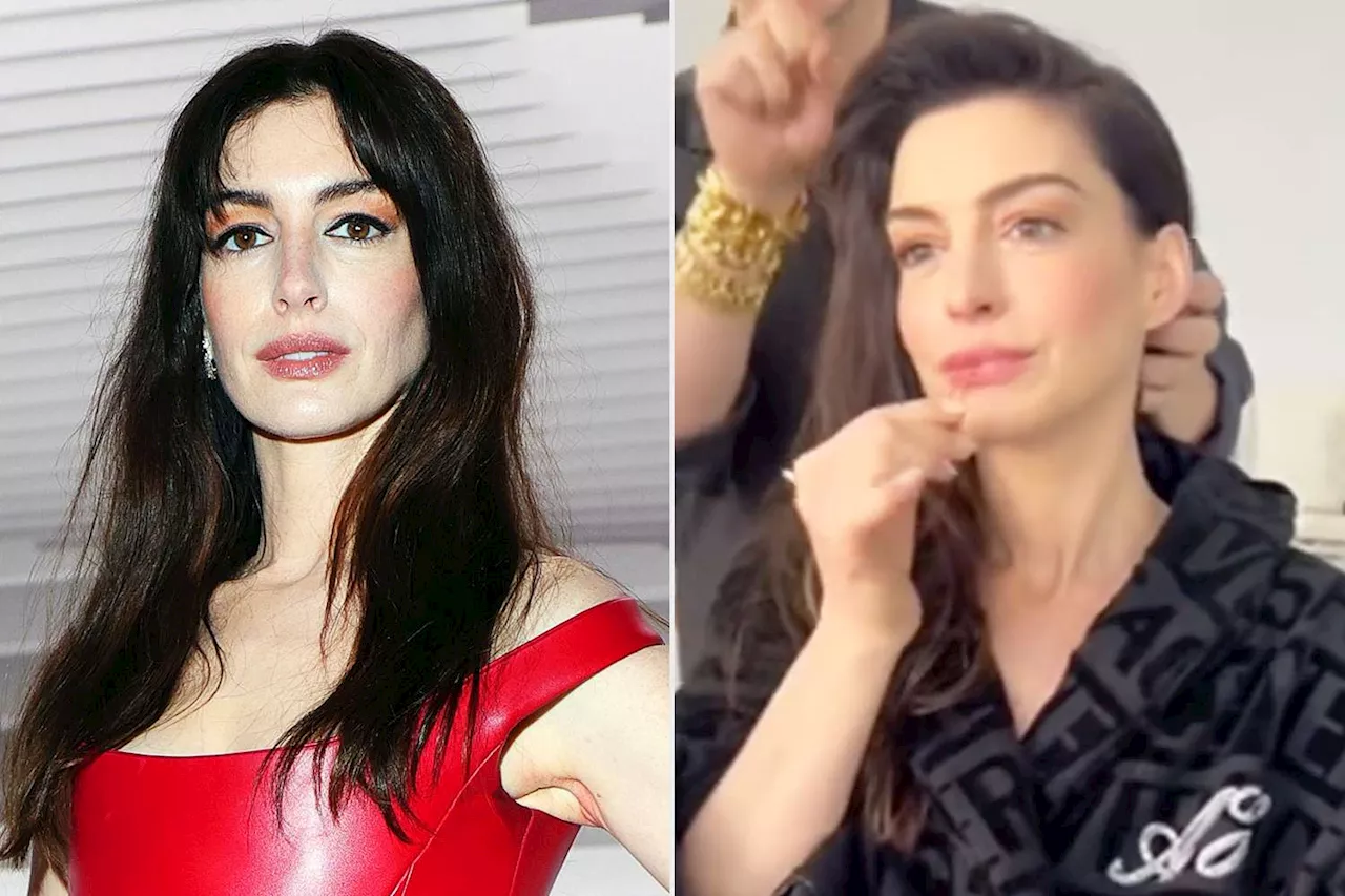 Anne Hathaway Becomes a Beauty Influencer in 'LipTok' Video Revealing Her Genius Lip-Plumping Hack: WATCH!