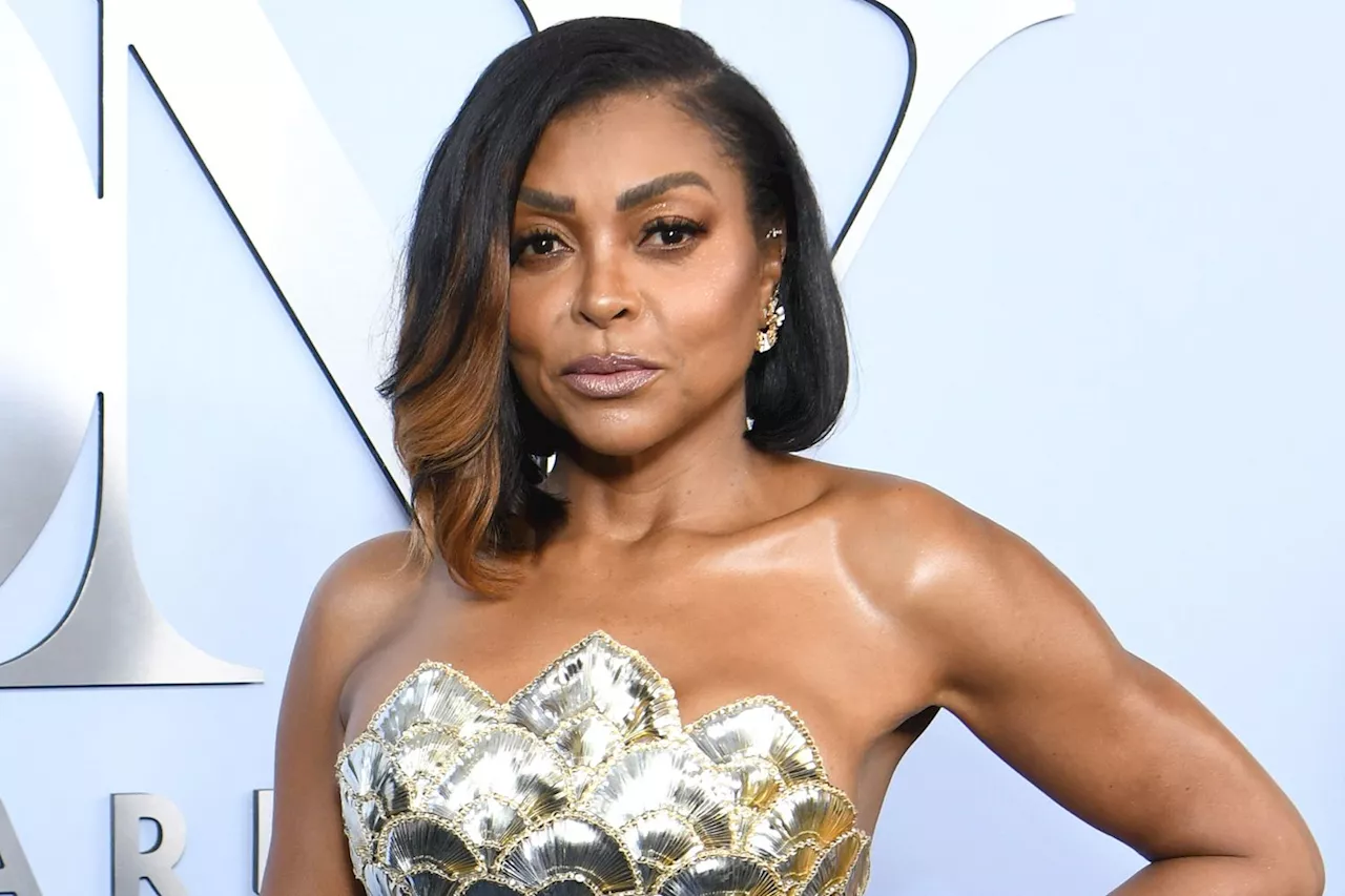 Taraji P. Henson Marvels in Metallics to Present at the 2024 Tony Awards