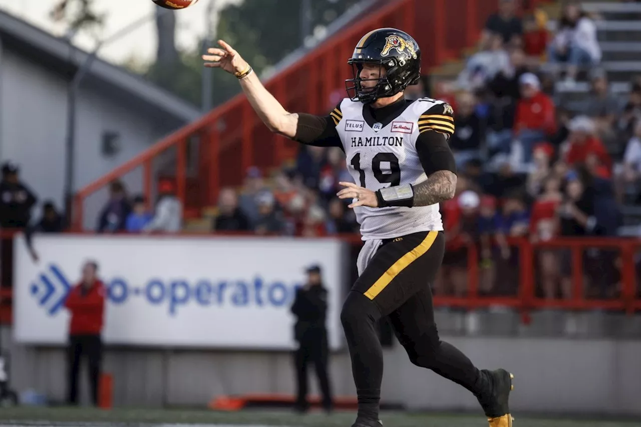 Veteran quarterback Bo Levi Mitchell off to solid start this season with Ticats