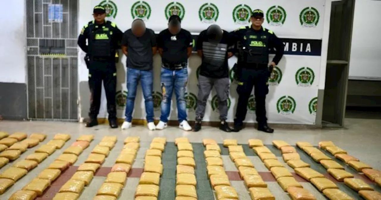 Incautan 150 kilos de marihuana y uno de los capturados se había fugado de la cárcel