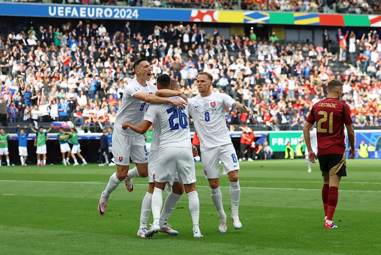 Bélgica 0-1 Eslováquia: ao quinto dia, eis a primeira grande surpresa do Euro