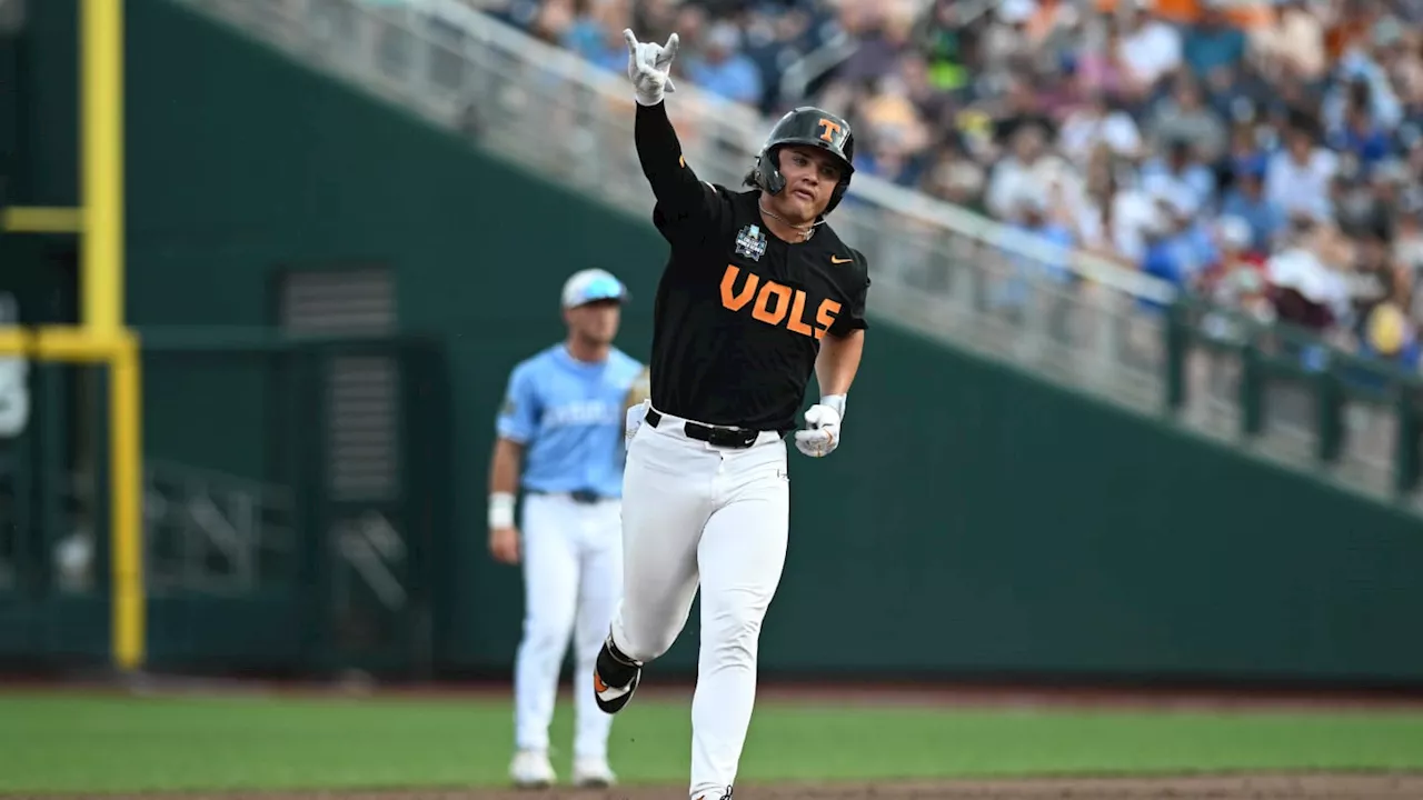 Tennessee Baseball Game Balls for Win Over North Carolina in College World Series