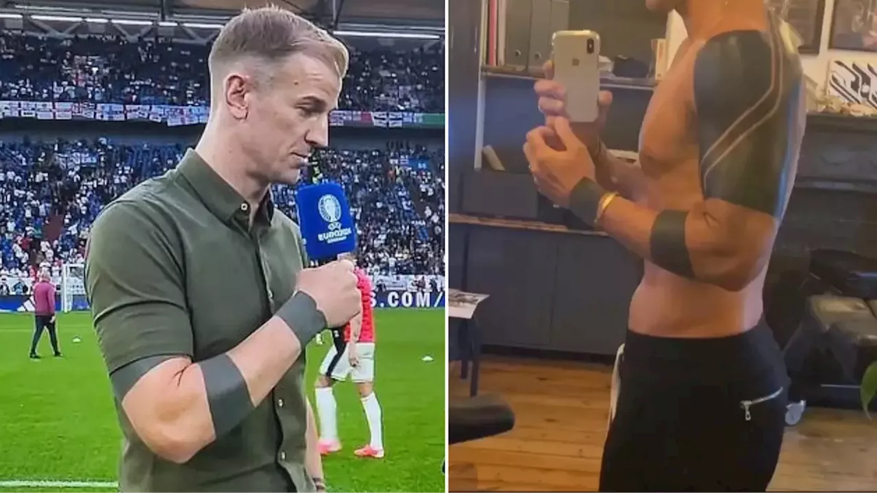 Joe Hart has two other bizarre tattoos which were covered up in BBC coverage