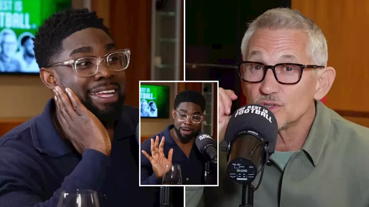 Micah Richards left visibly stunned after learning insane fact about Gary Lineker's England career