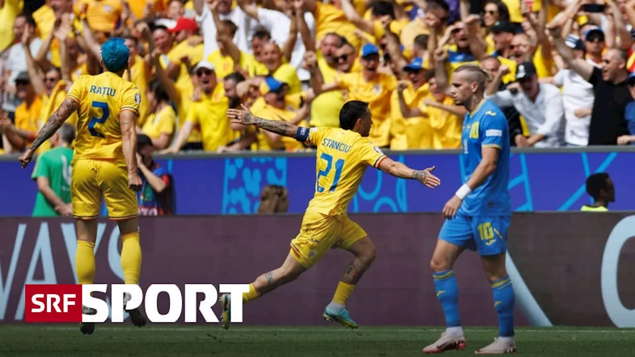 Ukraine geht zum Auftakt unter - Rumänische 3:0-Gala lanciert Gruppe E an der EURO 2024