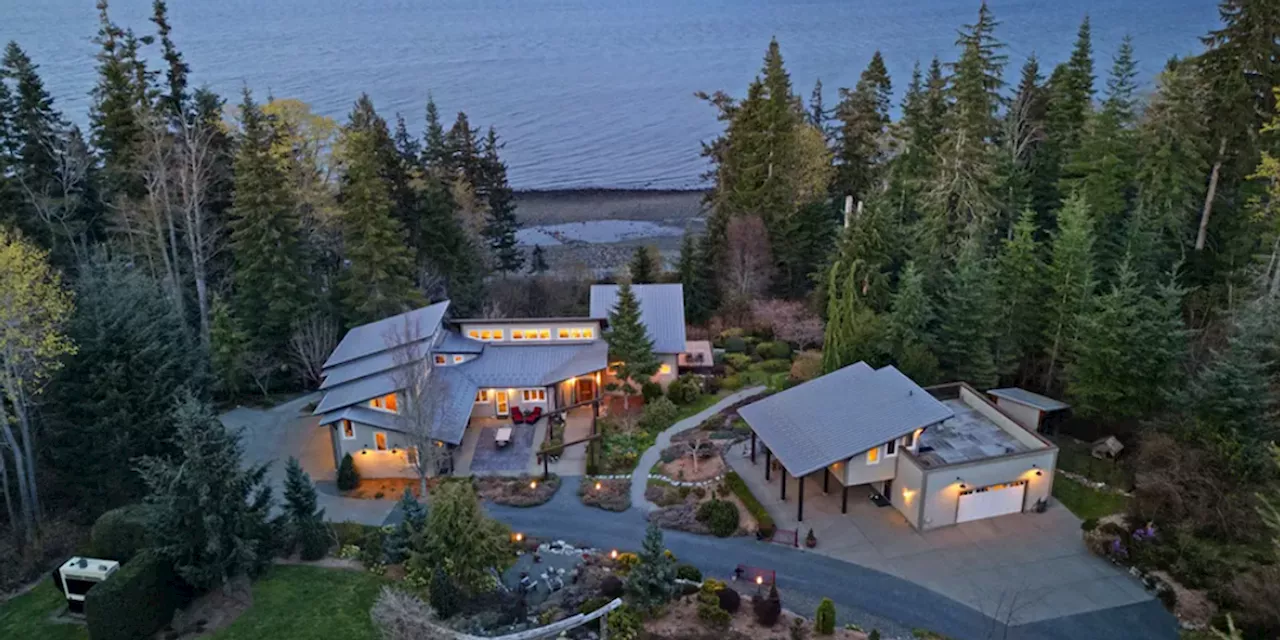 5-Acre Waterfront Courtenay Estate Boasts Mountain Views